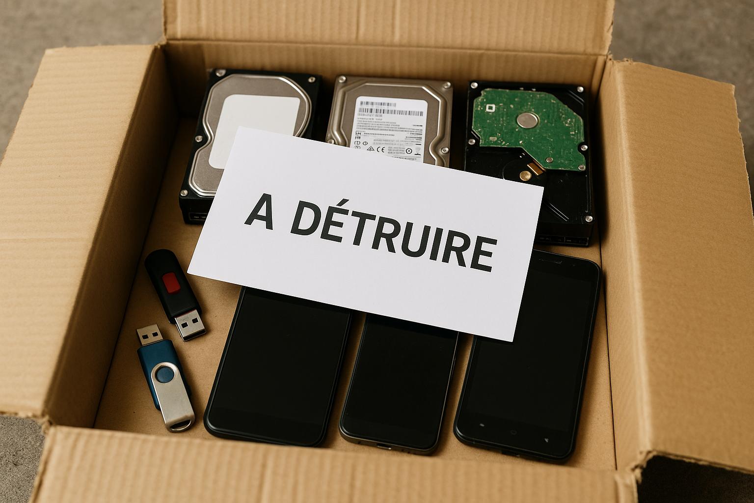 Disques durs à détruire