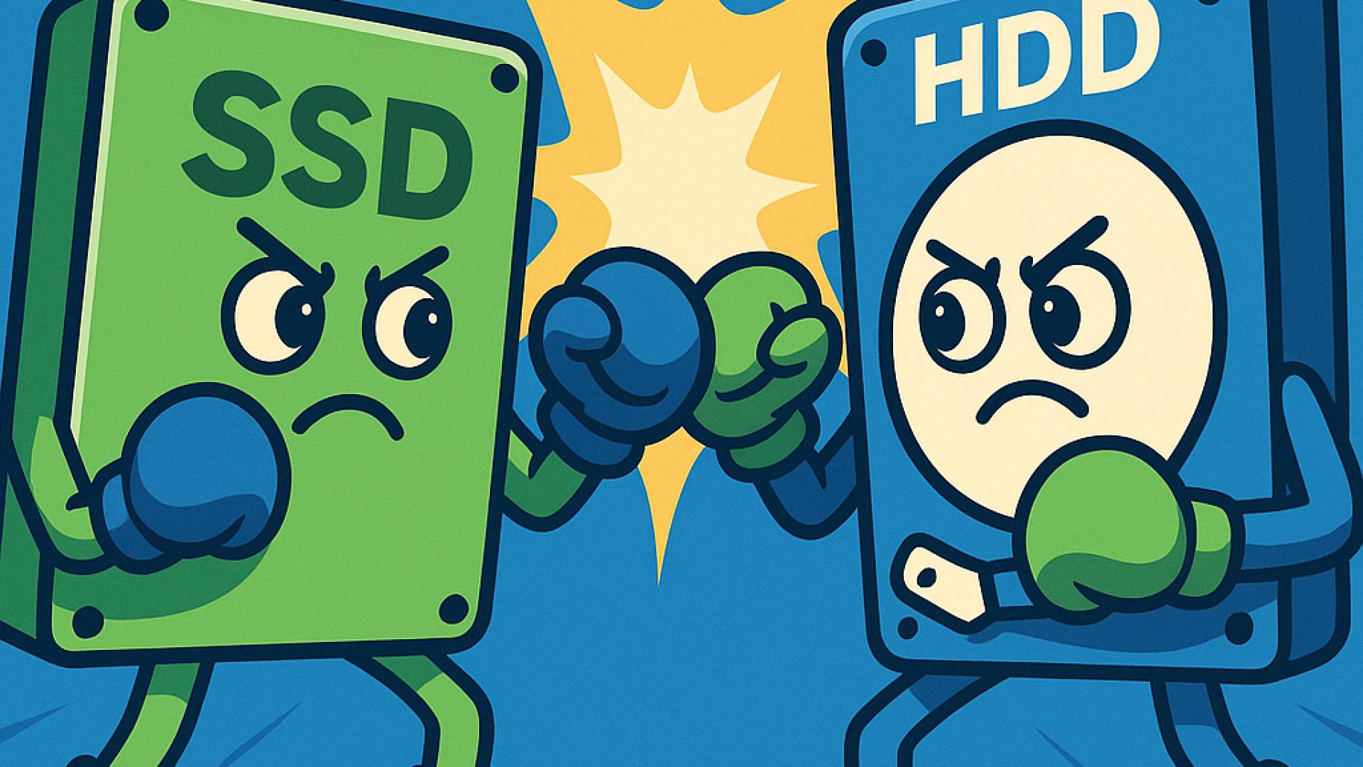 Disques durs HDD vs SSD