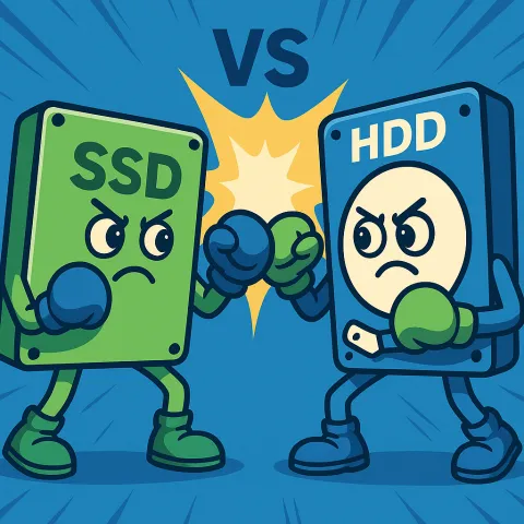 Disques durs HDD vs SSD